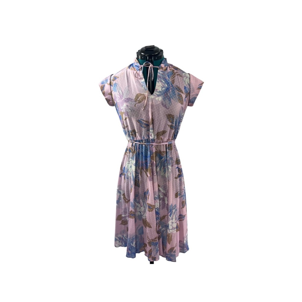 Vintage JF USA (size 12) Pleated Floral Dress